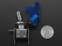 Toggle switch with safety cap blue - Adafruit 3306